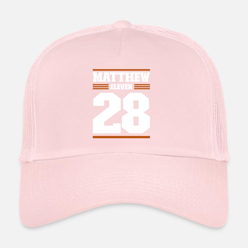 Messages from the Bible Matthew 11:28 Trucker Cap