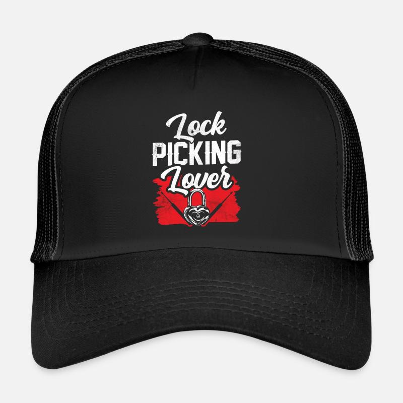 Crochetage de serrure Amant Cracker Lock Cracking Casquette trucker 