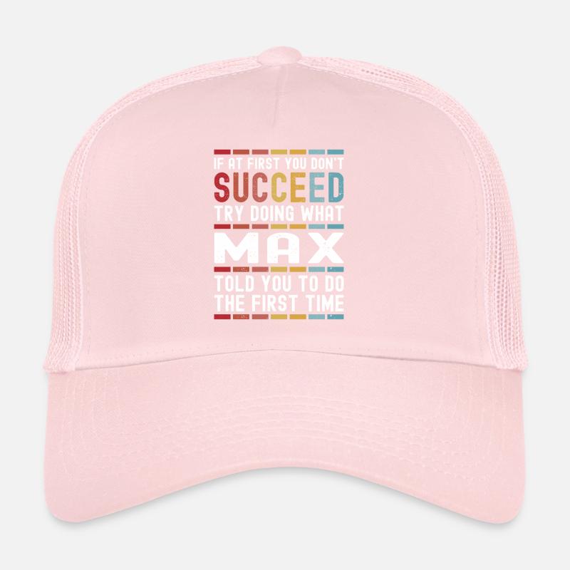 Max Name Personalized Funny Birthday Christmas Trucker Cap
