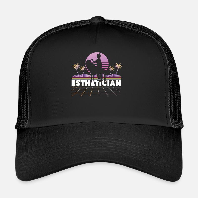 Cute Licensed Esthetician Skincare Trucker Cap