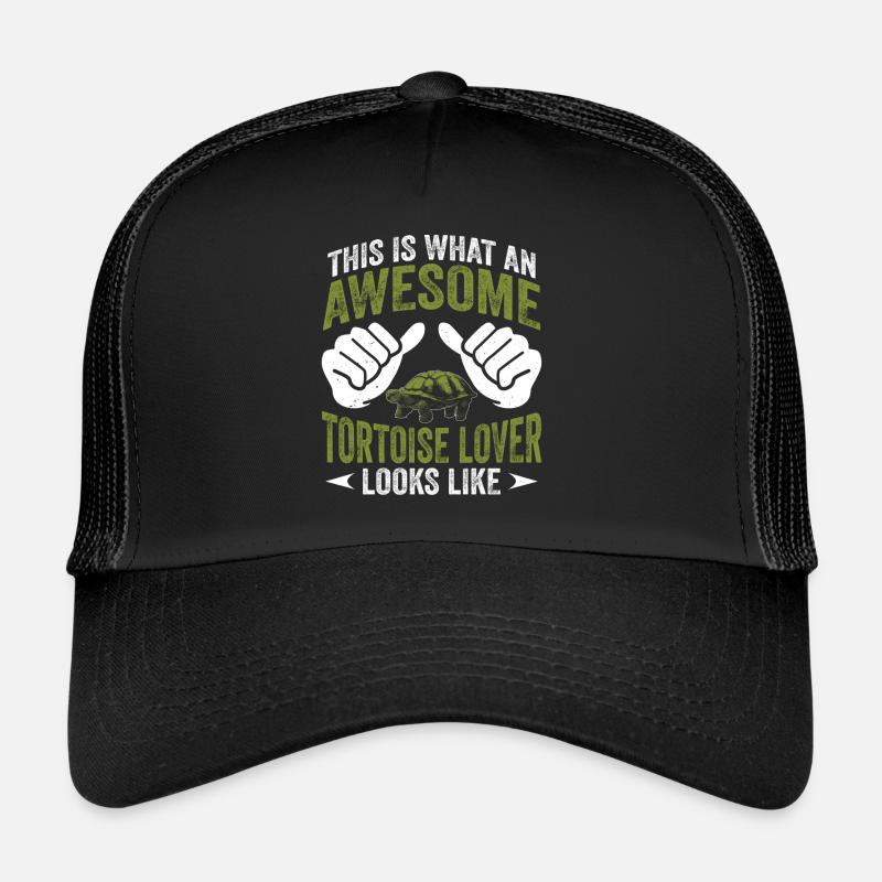 Funny An Awesome Tortoise Lover Looks Like Turtle Trucker Cap