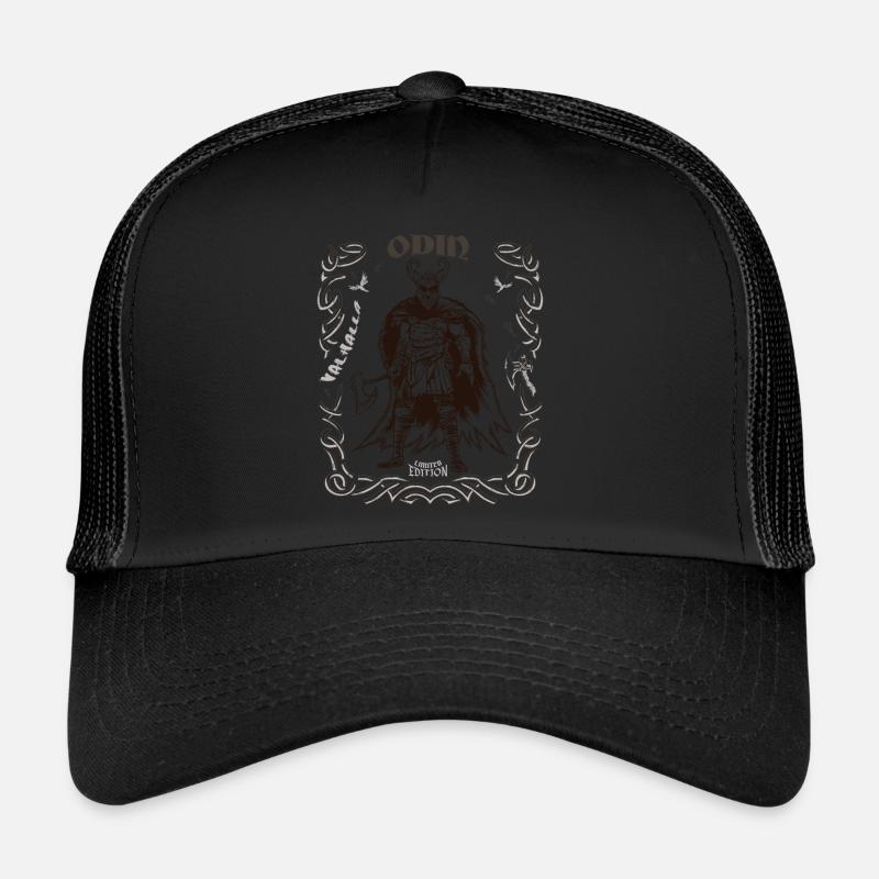Odin Runen Viking See You in Valhalla, Wodan Trucker Cap