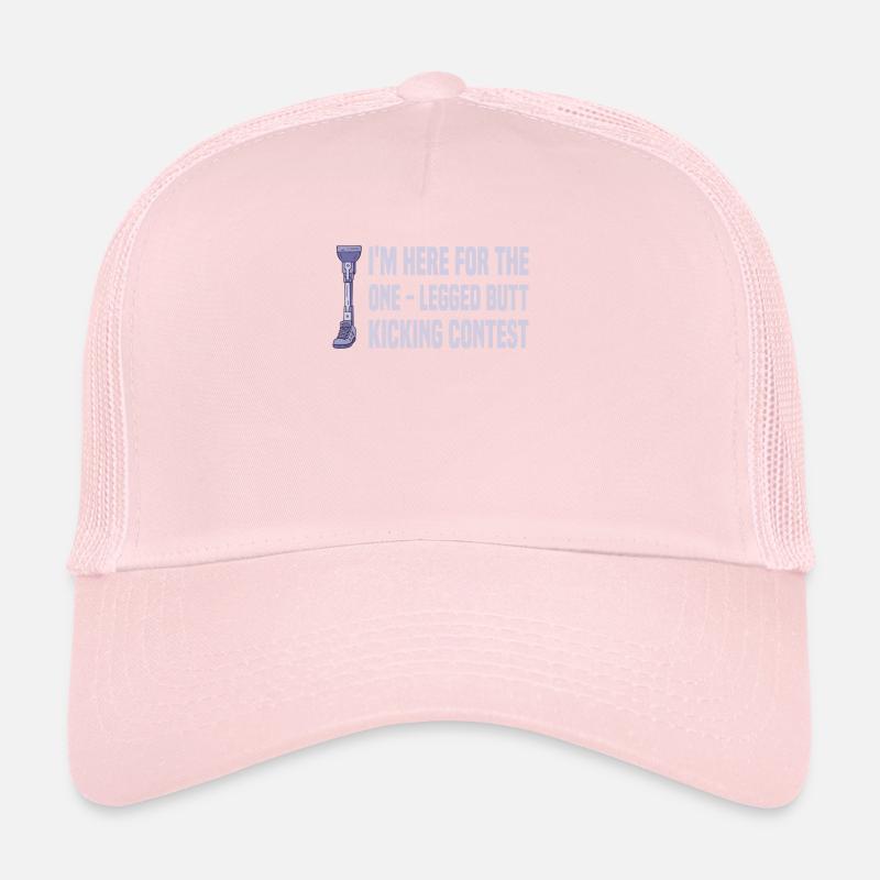 Leg amputation Trucker Cap
