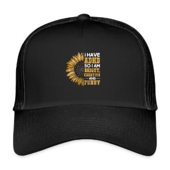 ADHS - Trucker Cap - Schwarz/Schwarz - Vorne