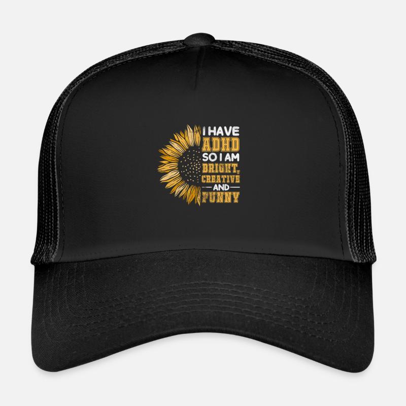 ADHD - Trucker Cap - black/black