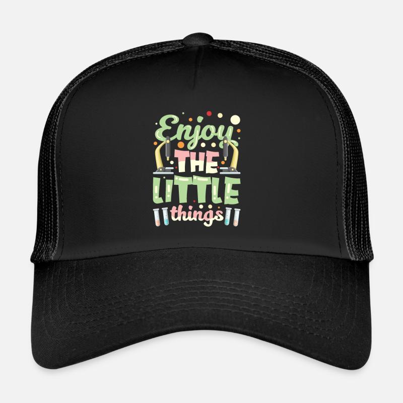 Profitez des petites choses Microscopes Microscope Casquette trucker 