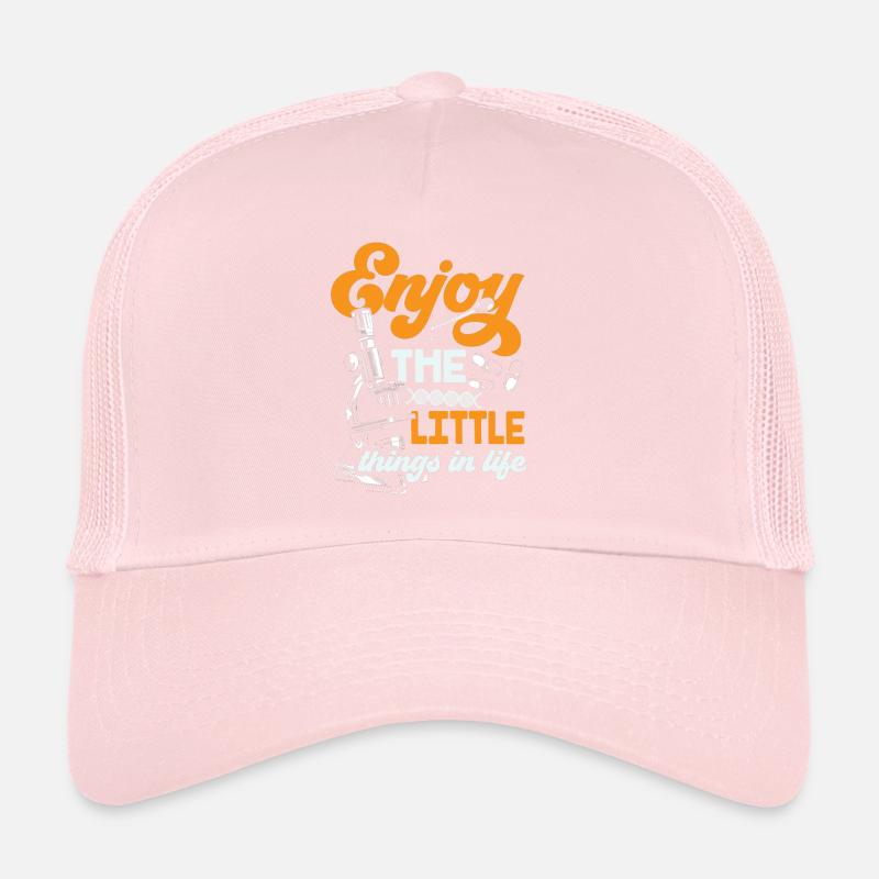 Profitez des petites choses de la vie Microscope Casquette trucker 