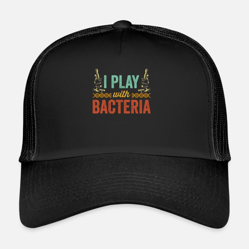 Je joue avec des microscopes bactériens microscope Casquette trucker 