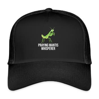 Praying Mantis Insect Pet Lovers - Trucker Cap - black/black - Front