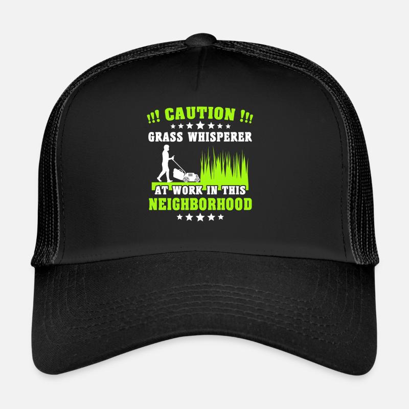 Lawn mower lawn whisperer Trucker Cap