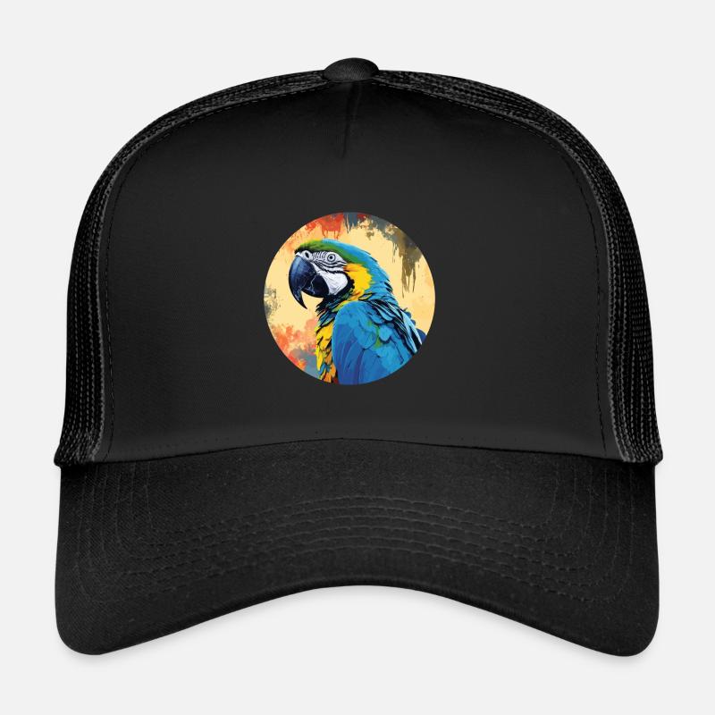 Ara bleu-or Casquette trucker 
