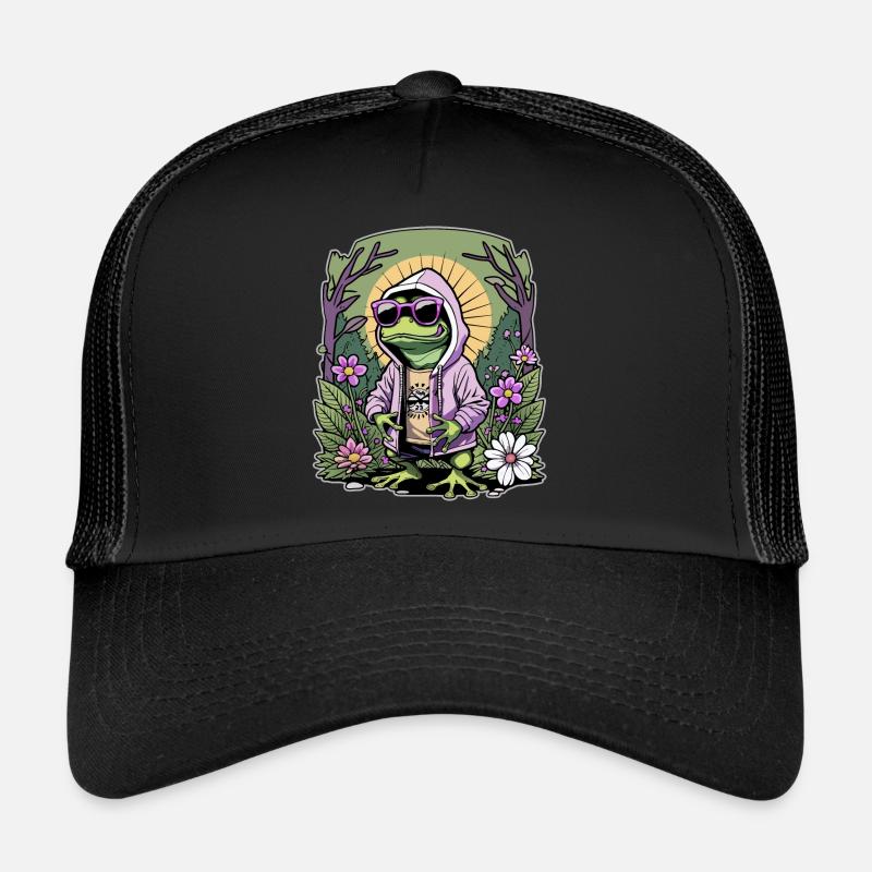 Grenouille rappeur Casquette trucker 