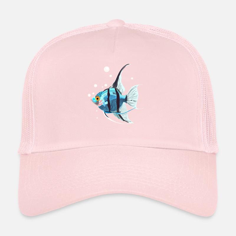 poisson scalaire bleu Casquette trucker 