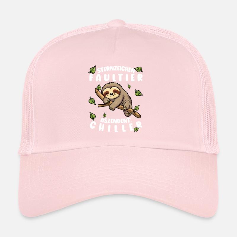 Faultier Lustiger Spruch: Sternzeichen Faultier Trucker Cap