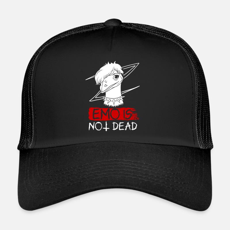Emo Boy Emo Girl Emu Bird Emocore Punk Ästhetik Trucker Cap