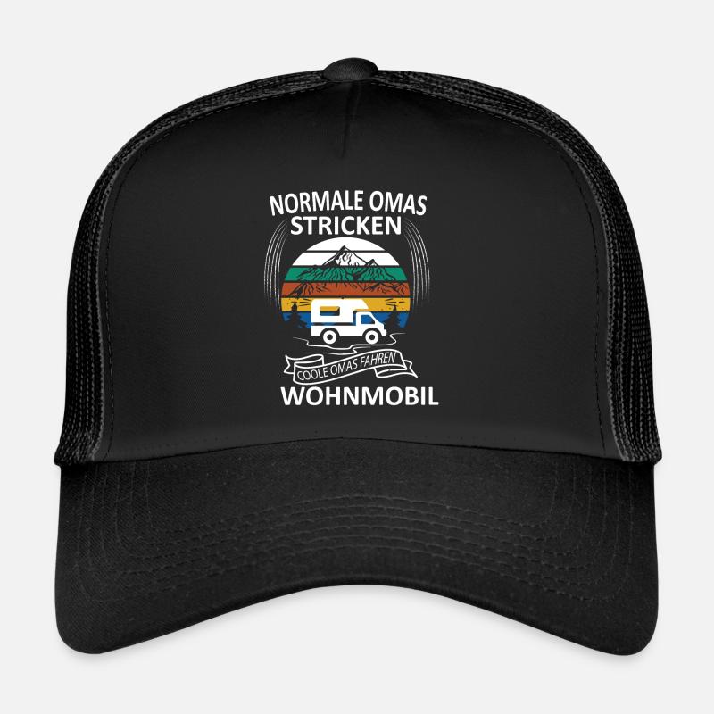 Normale Omas stricken coole Oma Wohnmobil Campen Trucker Cap