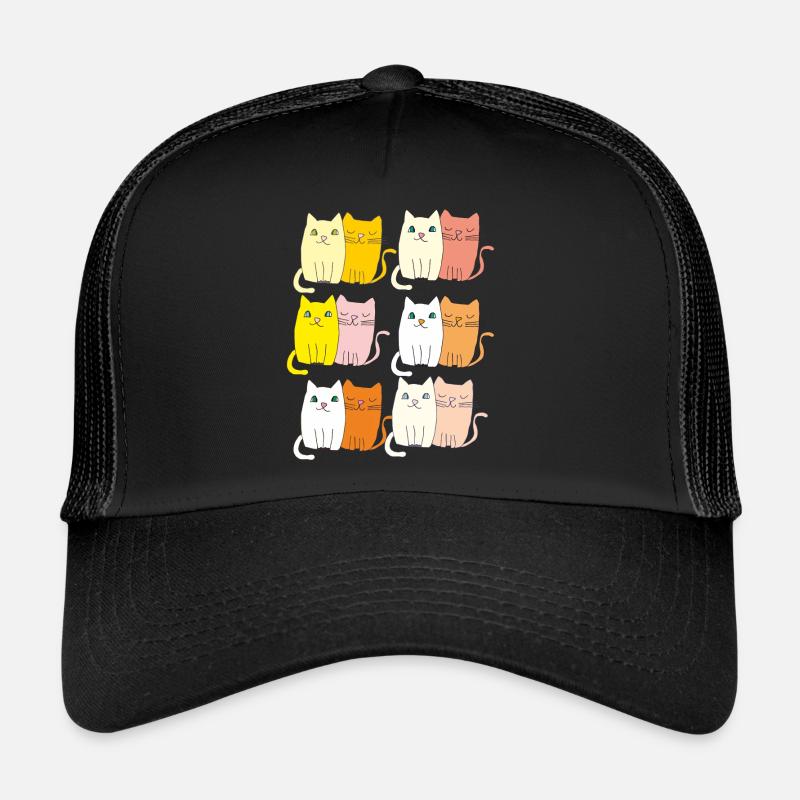 Chats drôles Casquette trucker 