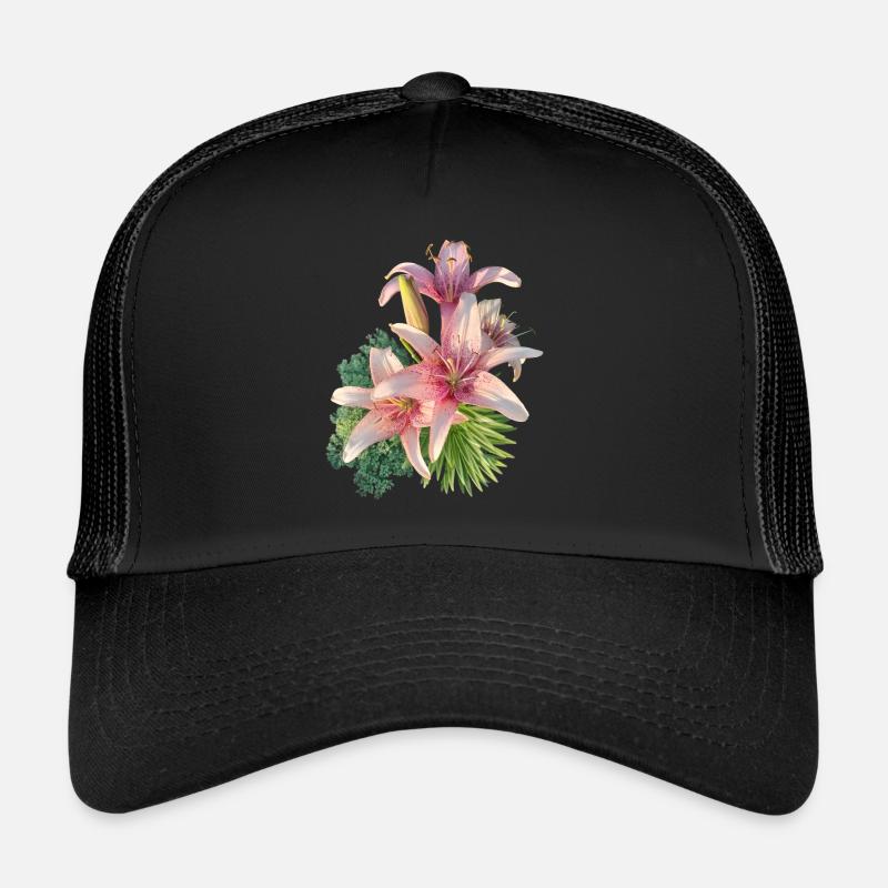Lys rose Casquette trucker 