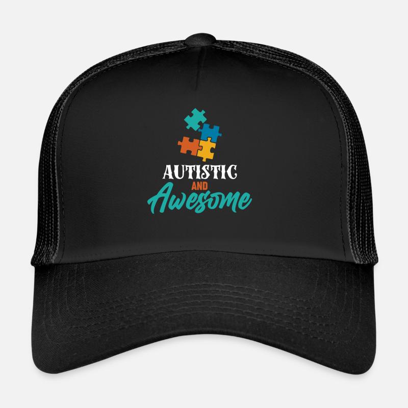 Stolze Autistin und Genial Trucker Cap