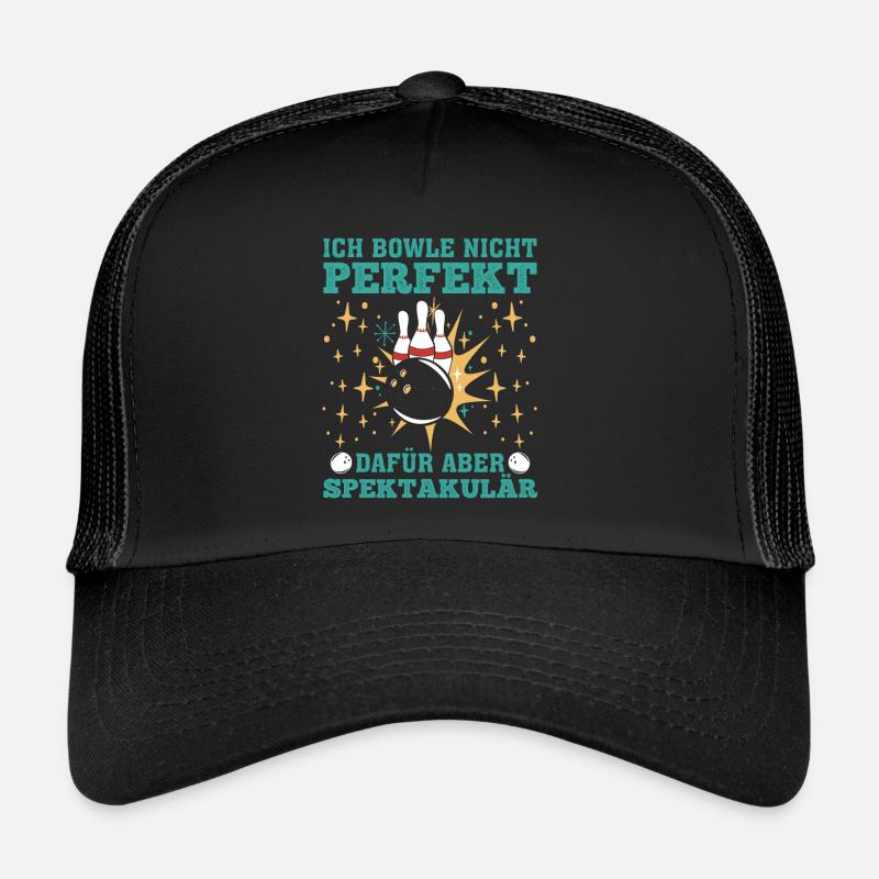 Bowling Bowle nicht Perfekt Dafür aber Spektakulär Trucker Cap