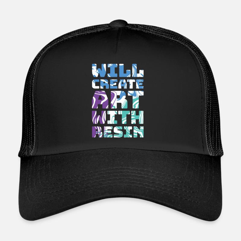 Créez de l’art avec de la résine époxy Casquette trucker 