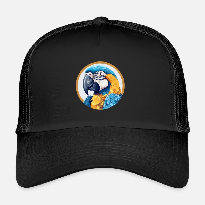 Ara bleu-or Casquette trucker 