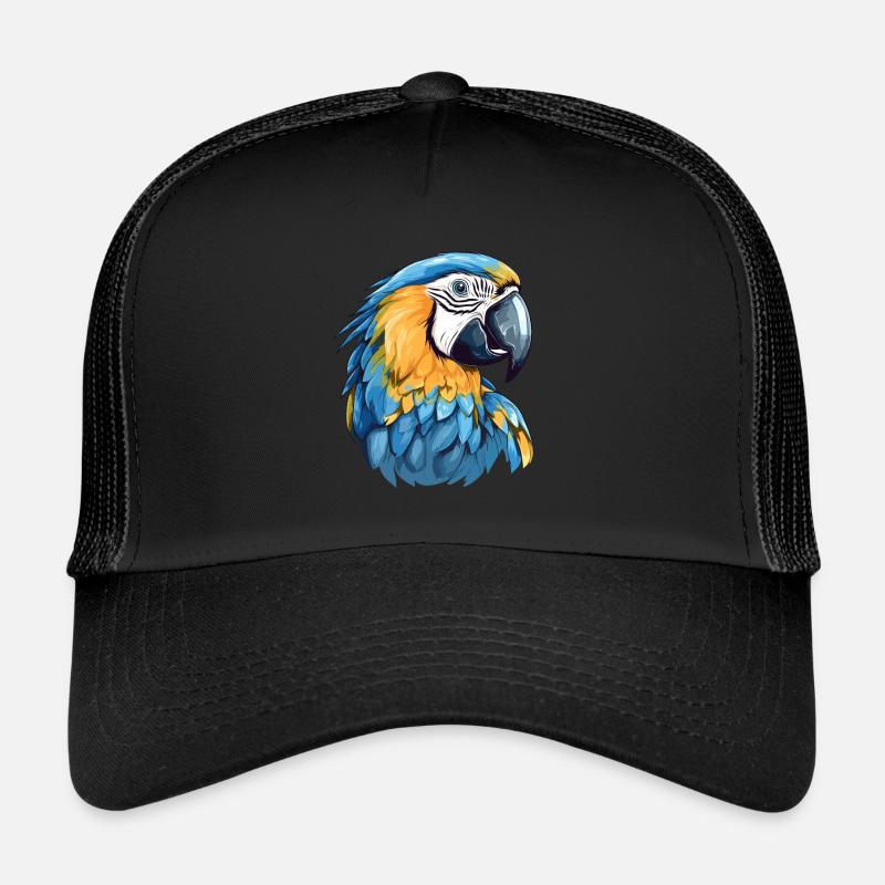 Ara bleu-or Casquette trucker 