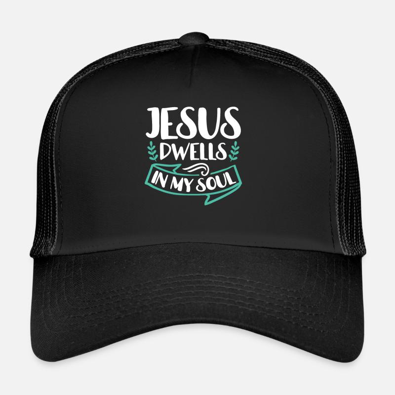 Jesus Wohnt In Meiner Seele Bibelvers Glaube Trucker Cap