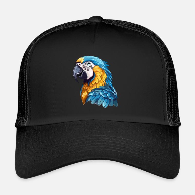 Ara bleu-or Casquette trucker 
