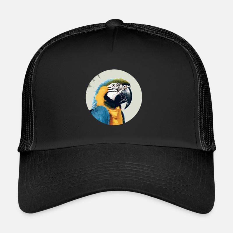 Ara bleu-or Casquette trucker 