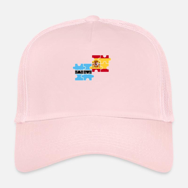 Botswana Espagne Drapeau Espagnol Botswana Casquette trucker 