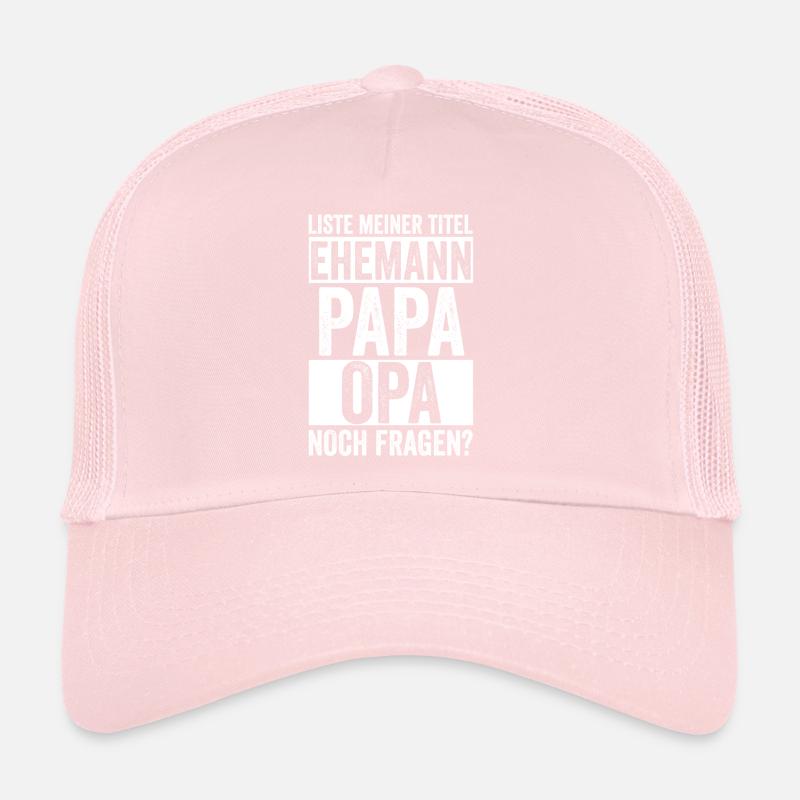 Beste Papa Und Opa Der Ever Trucker Cap