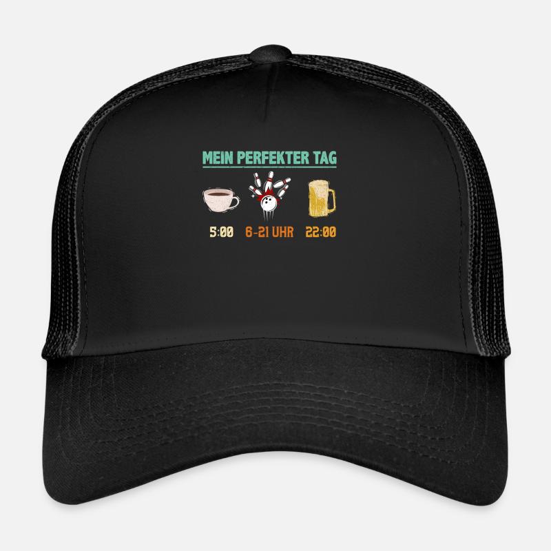 Mein Perfekter Tag Kaffee Fan Bierfan Trucker Cap