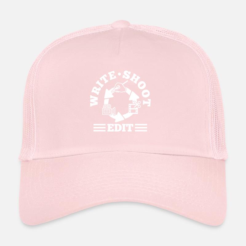 Write Shoot Edit Repeat Trucker Cap