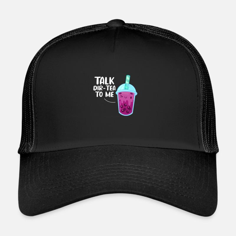 Bubble Tea - Trucker Cap - Schwarz/Schwarz