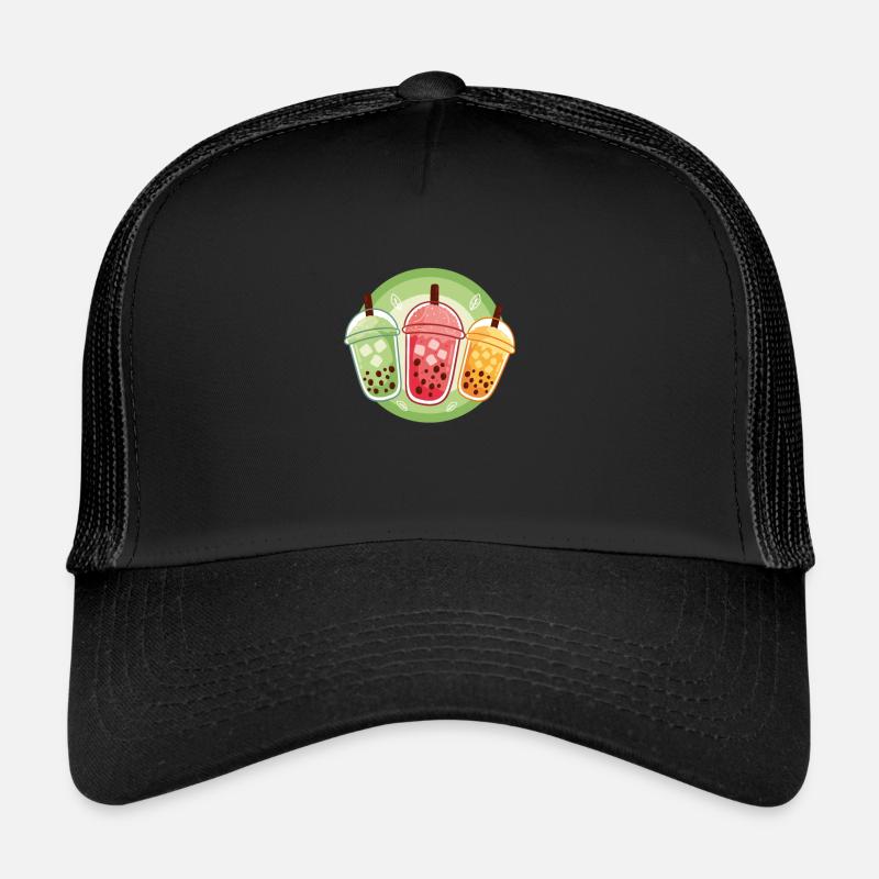 Bubble Tea - Trucker Cap - Schwarz/Schwarz