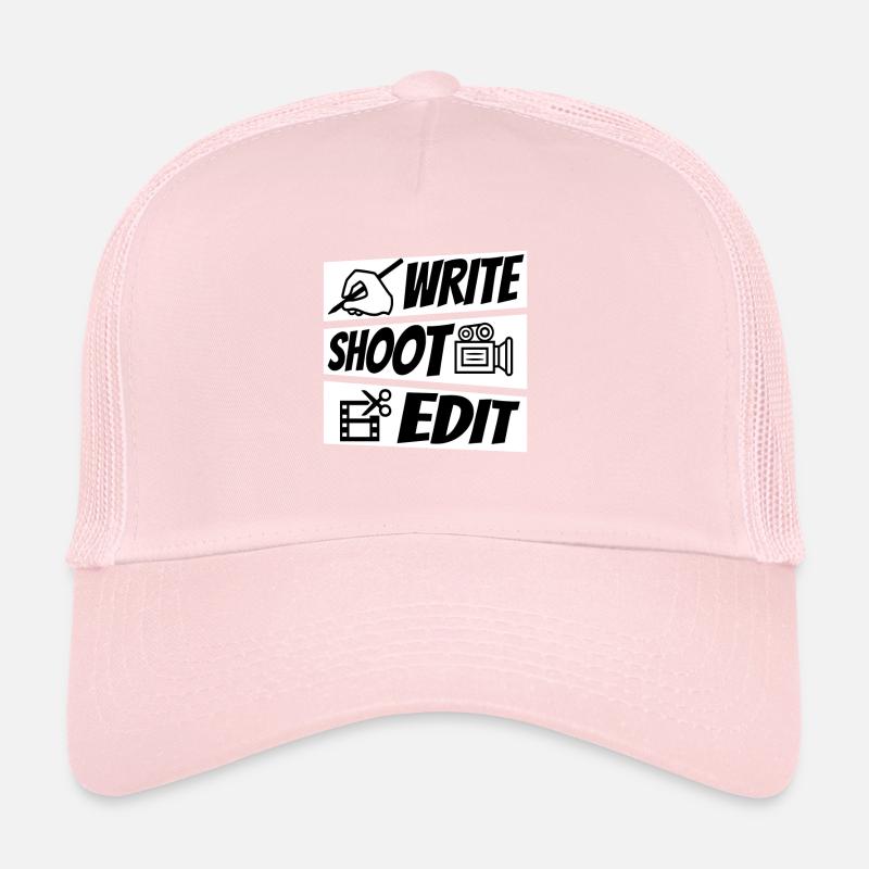 Write Shoot Edit Repeat Trucker Cap