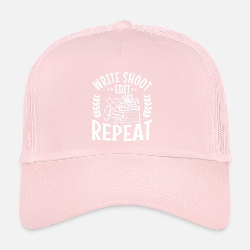 Write Shoot Edit Repeat Trucker Cap