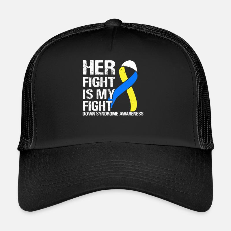 Down Syndrome Awareness - Trucker Cap - Schwarz/Schwarz