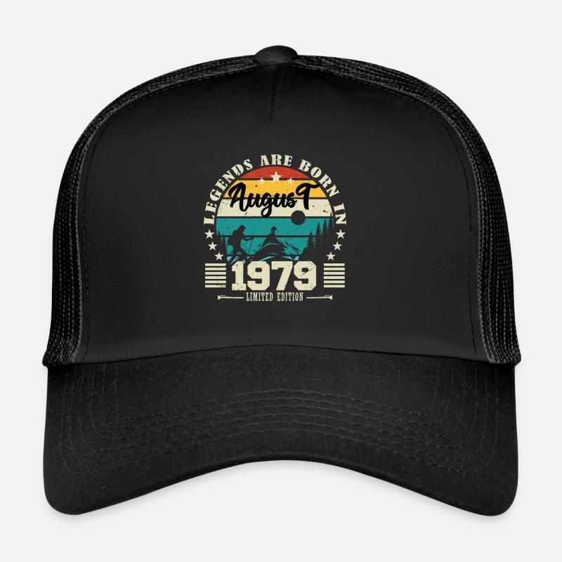 August 1979. Geburtstagsgeschenk August 1979. August Trucker Cap
