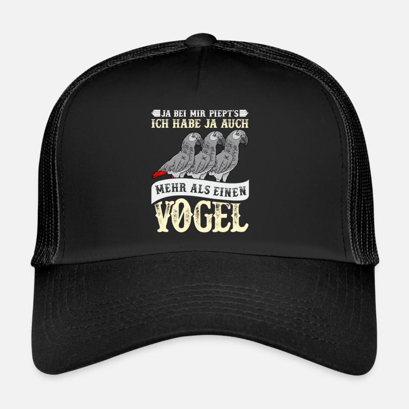 Grau Papagei Bei mir piept´s African Grey Trucker Cap