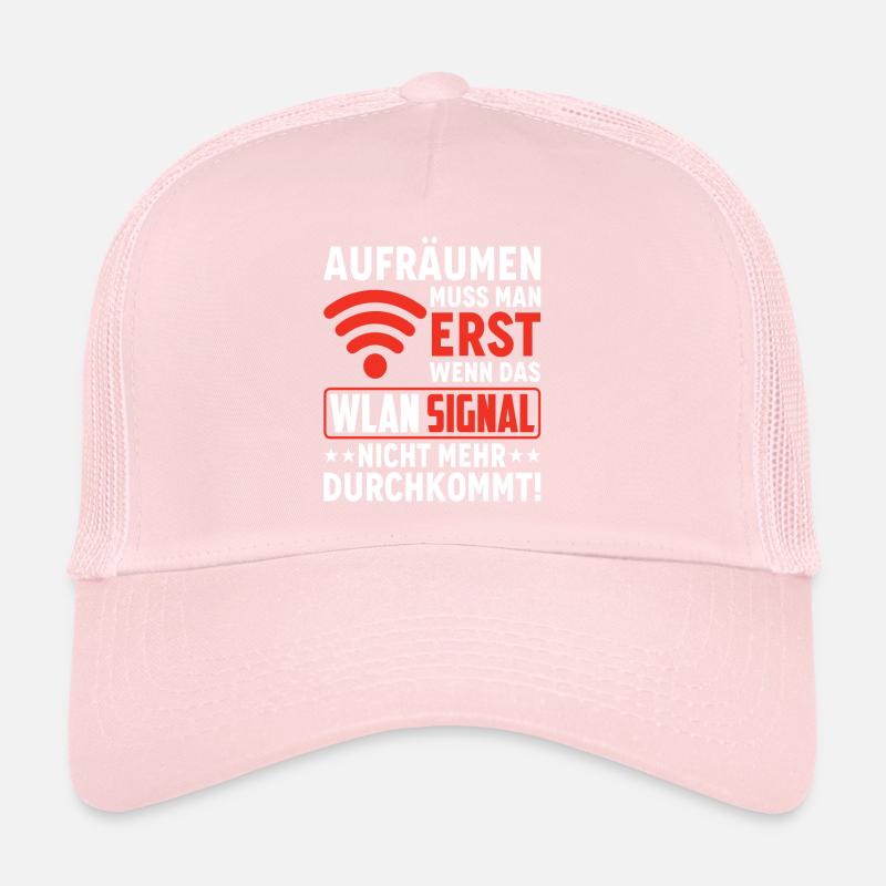 Wlan Wlan Signal Internet Wlan Sprüche Trucker Cap