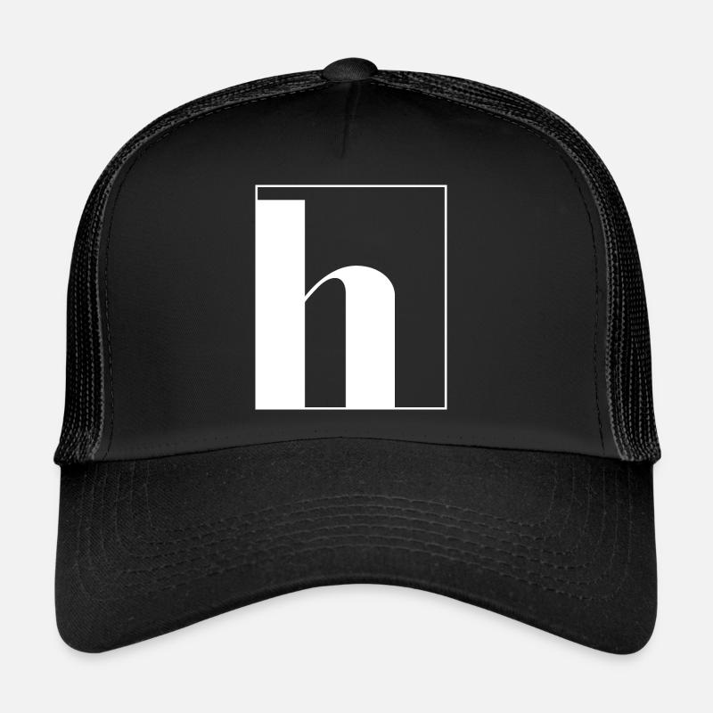 Buchstaben-Alphabet h Trucker Cap