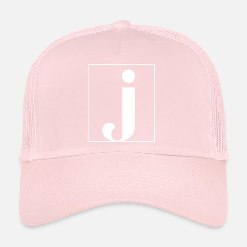 Buchstaben-Alphabet j Trucker Cap