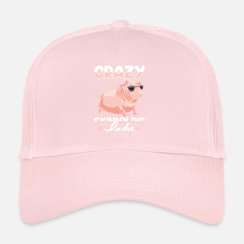 Cochon d’Inde sans poils Cochon maigre Casquette trucker 