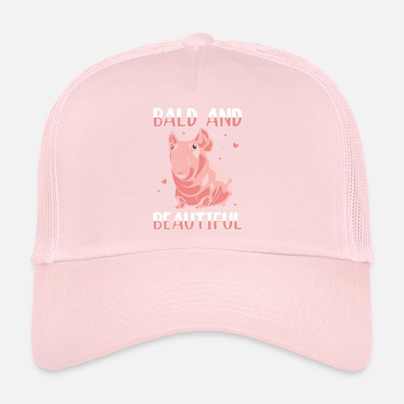 Cochon d’Inde sans poils Cochon maigre Casquette trucker 