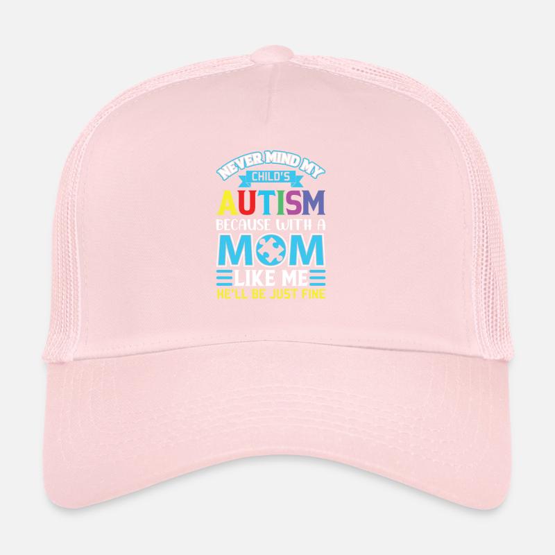 Autismus-Bewusstseins-Akzeptanz Regenbogen Auswählen Trucker Cap