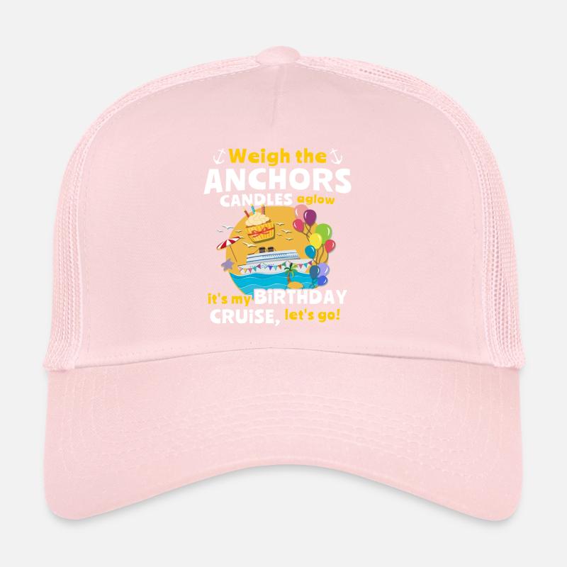 Anniversaire de croisière Casquette trucker 