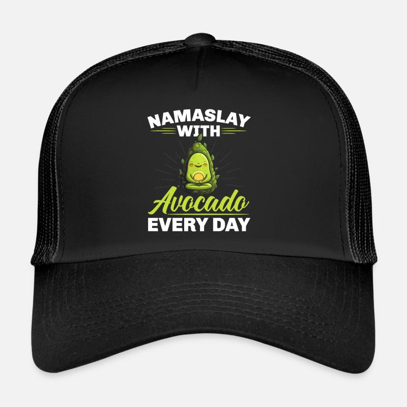 Avocat Yoga Master Avocat Fruit Médité Guac Casquette trucker 