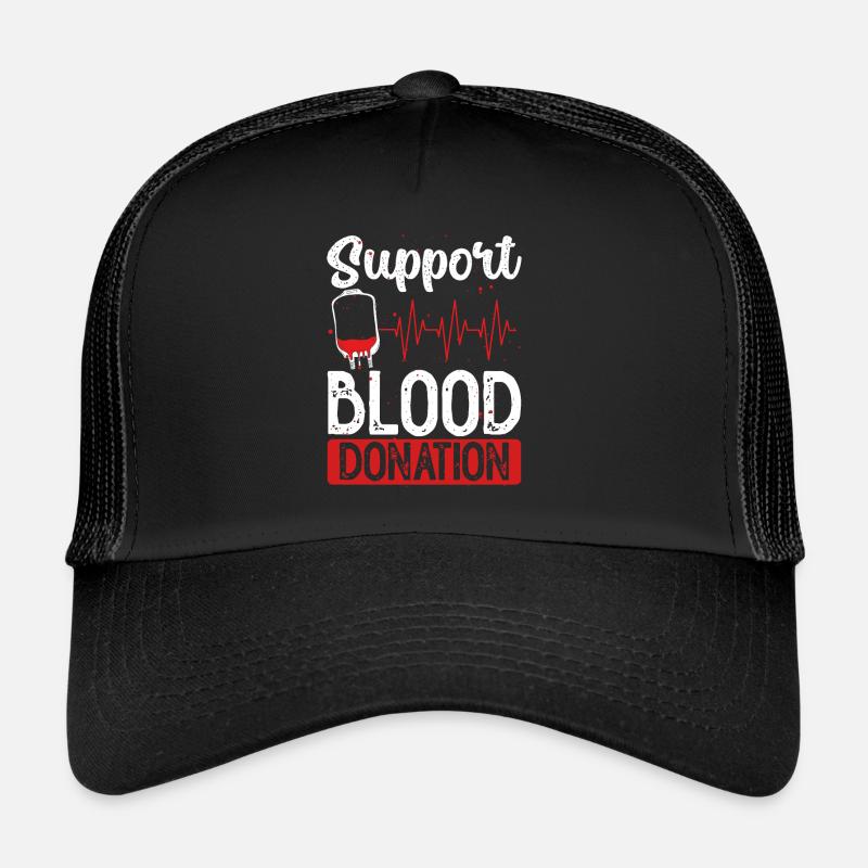 Support blood donation Trucker Cap